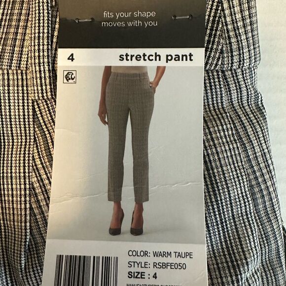 NWT Rafaella Women's Pull On Stretch Pant size 4 - Picture 8 of 10